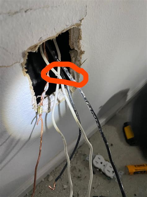 nicked wire in junction box|how to fix nicked wire.